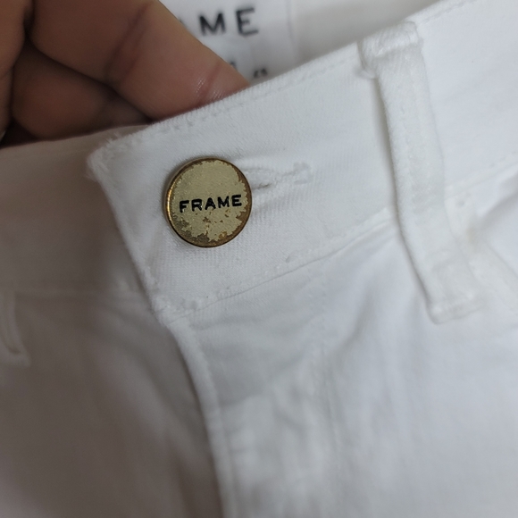 Frame Le Skinny de jeanne Distressed Jeans sz24 - Picture 13 of 15